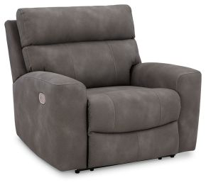 Ashley Furniture 6100313 Next-Gen Durapella - Power Recliner With Adjustable Headrest - Slate