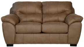 Jackson 445302-1227/49-3027/49 Jackson 445302-1227/49-3027/49 Grant - Faux Leather Loveseat - Silt