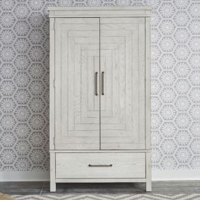 Liberty Furniture 406W-BR-ARM Modern Farmhouse - Armoire - White