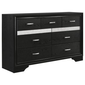 CoasterEveryday 206363 Miranda - 7-Drawer Dresser - Black