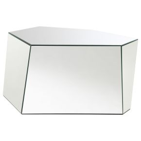 Coaster Fine Furniture 710446 Capella - Mirrored Abstract Geometric Coffee Table - Silver
