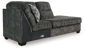 Signature Design by Ashley® 5050417 Lonoke - Raf Corner Chaise - Gunmetal