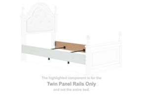 Signature Design by Ashley® PCB1819-83 Kozlani - Twin Panel Rails - White