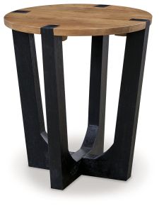 Ashley Furniture T726-6 Hanneforth - Round End Table - Brown