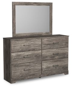 Ashley Furniture B2587B1 Ashley Furniture B2587B1 Ralinksi - Dresser, Mirror - Gray