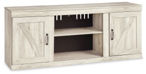 Signature Design by Ashley® EW0331-268 Bellaby - 60" TV Stand w/Fireplace Option - Whitewash