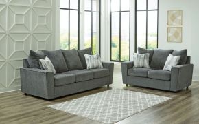 Signature Design by Ashley® 28502/38/35 Stairatt - Gravel - 2 Pc. - Sofa, Loveseat