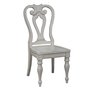 Liberty Furniture 244-C2500S Magnolia Manor - Splat Back Side Chair - White