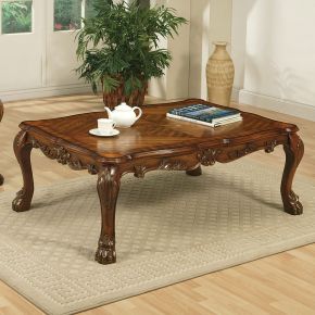 ACME 12165 Dresden - 20" Coffee Table - Cherry Oak