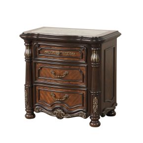 New Classic B2477-040 Bella Notte - Nightstand - Mahogany Brown