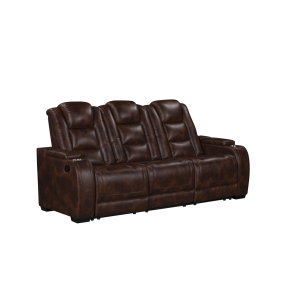 New Classic U5483-30-BRN Chester - Reclining Sofa - Brown