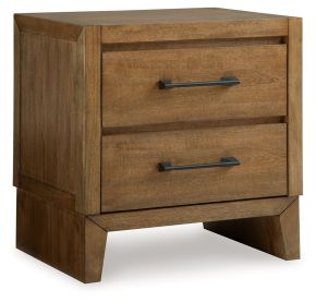 Signature Design by Ashley® B833-92 Sherbana - Two Drawer Night Stand - Light Brown