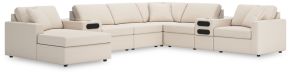 Signature Design by Ashley® 92103S47 Modmax - 8-Piece Sectional With Laf Corner Chaise And Audio Consoles - Oyster