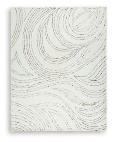 Ashley Furniture R407861 Deenbury - 8' x 10' Rug - Ivory / Green / Brown
