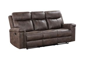 New Classic U1798-30-MCH New Classic U1798-30-MCH Quade - Sofa With Dual Recliner - Mocha