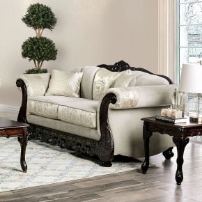 Furniture of America SM6425-LV Newdale - Loveseat - Ivory
