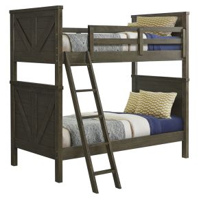 Intercon TA-BR-6360TB-RVR-C Tahoe Youth - Twin Over Twin Bunk Bed - River Rock