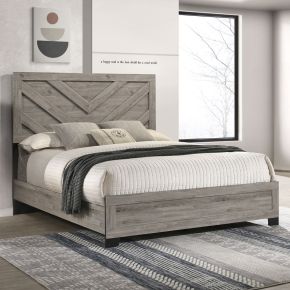 ACME BD04142Q Mari - Queen Bed - Light Gray Finish