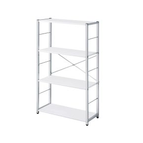 ACME 93192 ACME 93192 Tennos - Bookshelf - White & Chrome