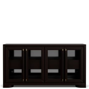 Riverside Furniture 27156 Lydia - Display Sideboard - Dark Brown
