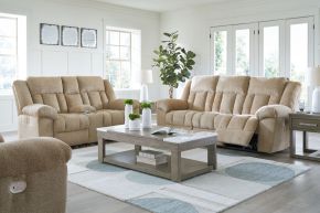 Signature Design by Ashley® 69305/15/18/82 Tip-off - Wheat - 3 Pc. - Power Reclining Sofa, Power Reclining Loveseat, Power Recliner