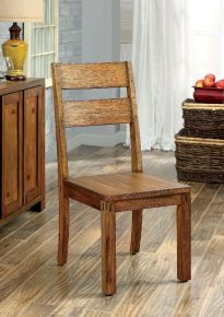 Furniture of America CM3603SC-2PK Frontier - Side Chair (Set of 2) - Dark Oak