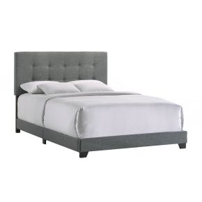 Intercon UB-BR-ADYQEN-GNM-C Intercon UB-BR-ADYQEN-GNM-C Addyson - Upholstered Queen Bed - Gunmetal
