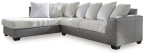 Benchcraft® 31503S1 Benchcraft® 31503S1 Clairette Court - 2-Piece Sectional With Laf Corner Chaise - Alloy
