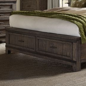 Liberty Furniture 759-BR16FS Thornwood Hills - King Storage Footboard - Dark Brown
