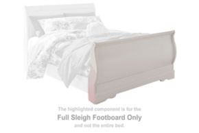 Signature Design by Ashley® B129-84 Anarasia - Full Sleigh Footboard - White