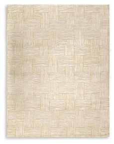 Signature Design by Ashley® R406411 Adanmund - Beige / Caramel - Large Rug