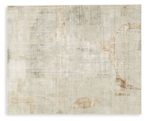 Signature Design by Ashley® R406471 Truward - 8' x 10' Rug - Linen / Gray / Caramel