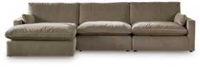 Signature Design by Ashley® 15706S3 Sophie - Cocoa - 3-Piece Sectional Sofa With Laf Corner Chaise