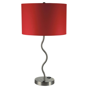 Furniture of America L76224T-RD-2PK Sprig - Table Lamp (Set of 2) - Red