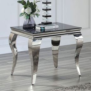 Furniture of America CM4903BK-E-TABLE Wetzikon - End Table - Black
