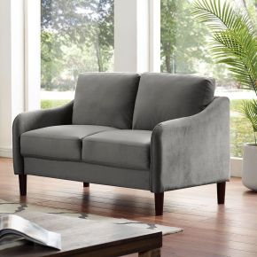 Furniture of America CM6496GY-LV Kassel - Loveseat - Gray