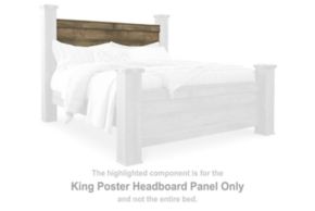 Signature Design by Ashley® B446-68 Trinell - King Poster Headboard Panel - Brown