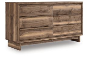 Signature Design by Ashley® PCB3367-231 Chirason - Six Drawer Dresser - Brown