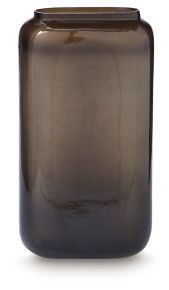 Signature Design by Ashley® A2000812 Sumner - Vase - 13.5" - Gray / Gold Finish