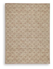 Ashley Furniture R408502 Lyamford - 5' x 7' Rug - Beige / Gray / Brown