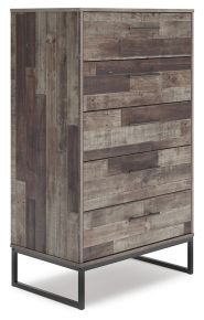 Signature Design by Ashley® EB2120-245 Neilsville - Five Drawer Chest - Black / Gray