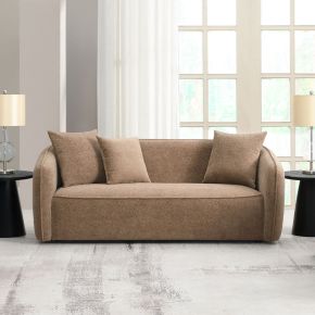 ACME LV03600 Keith - Sofa With 3 Pillows - Brown Chenille