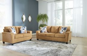Benchcraft® 25207/38/35 Benchcraft® 25207/38/35 Erinslane - 2 Pc. - Sofa, Loveseat - Honey
