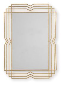 Signature Design by Ashley® A8010349 Claybrook - Accent Mirror - Gold Finish