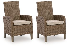 Ashley Furniture PCP790-601A Laguna Heights - Arm Chair With Cushion (Set of 2) - Beige
