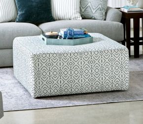 Jackson 348212-2120/45 Howell - Cocktail Ottoman - Aqua