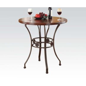 ACME 96069KIT Tavio - Bar Table - Walnut & Dark Bronze
