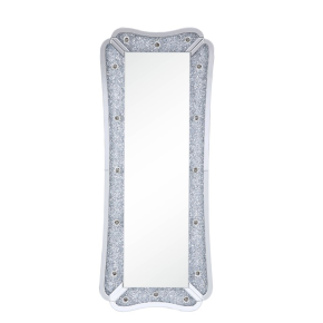 ACME 97755 Noralie - Accent Floor Mirror - Mirrored - Wood - 63"