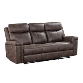 New Classic U1798-30P1-MCH Quade - Sofa With Power Footrest - Mocha