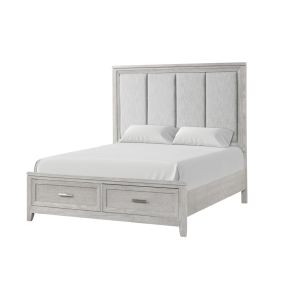 New Classic 00-2442-300 Fiona - 5/0 Queen Bed - Mist Gray